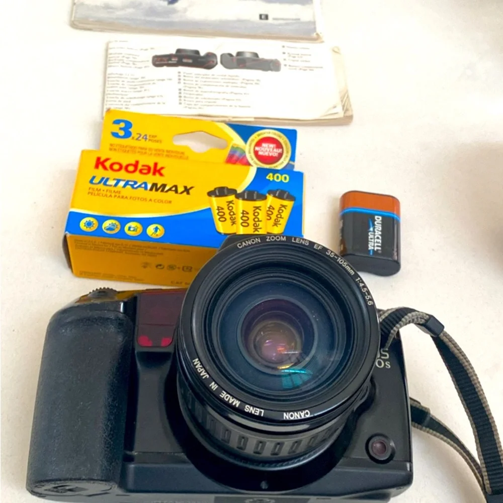 Canon EOS 10s 35mm SLR Film Camera w/lens and 3 films Canon EF mount